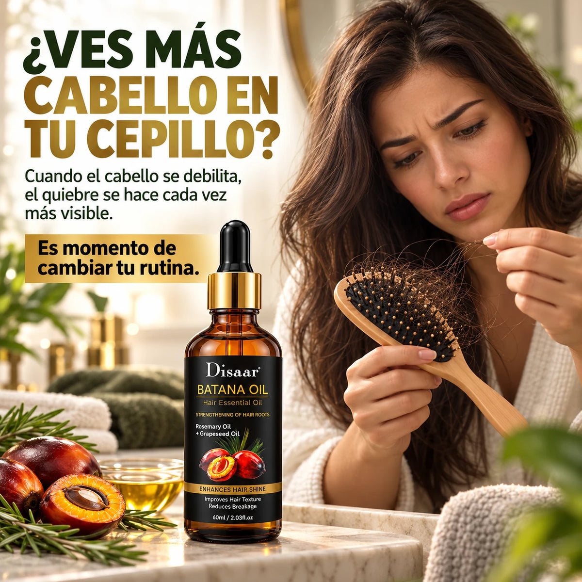 ¿Sientes que cada día pierdes más cabello?