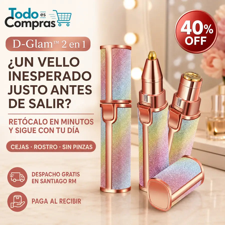 X - GLAMTOUCH™ – Depiladora Facial