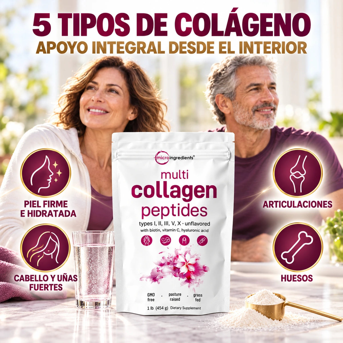 MULTICOLLAGEN PEPTIDES COLAGENO 454 GR