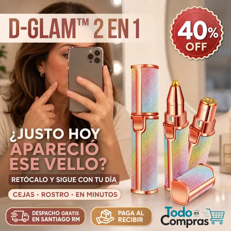 X - GLAMTOUCH™ – Depiladora Facial