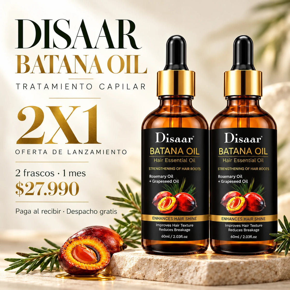 Aceite Capilar Disaar Batana Oil 60ml