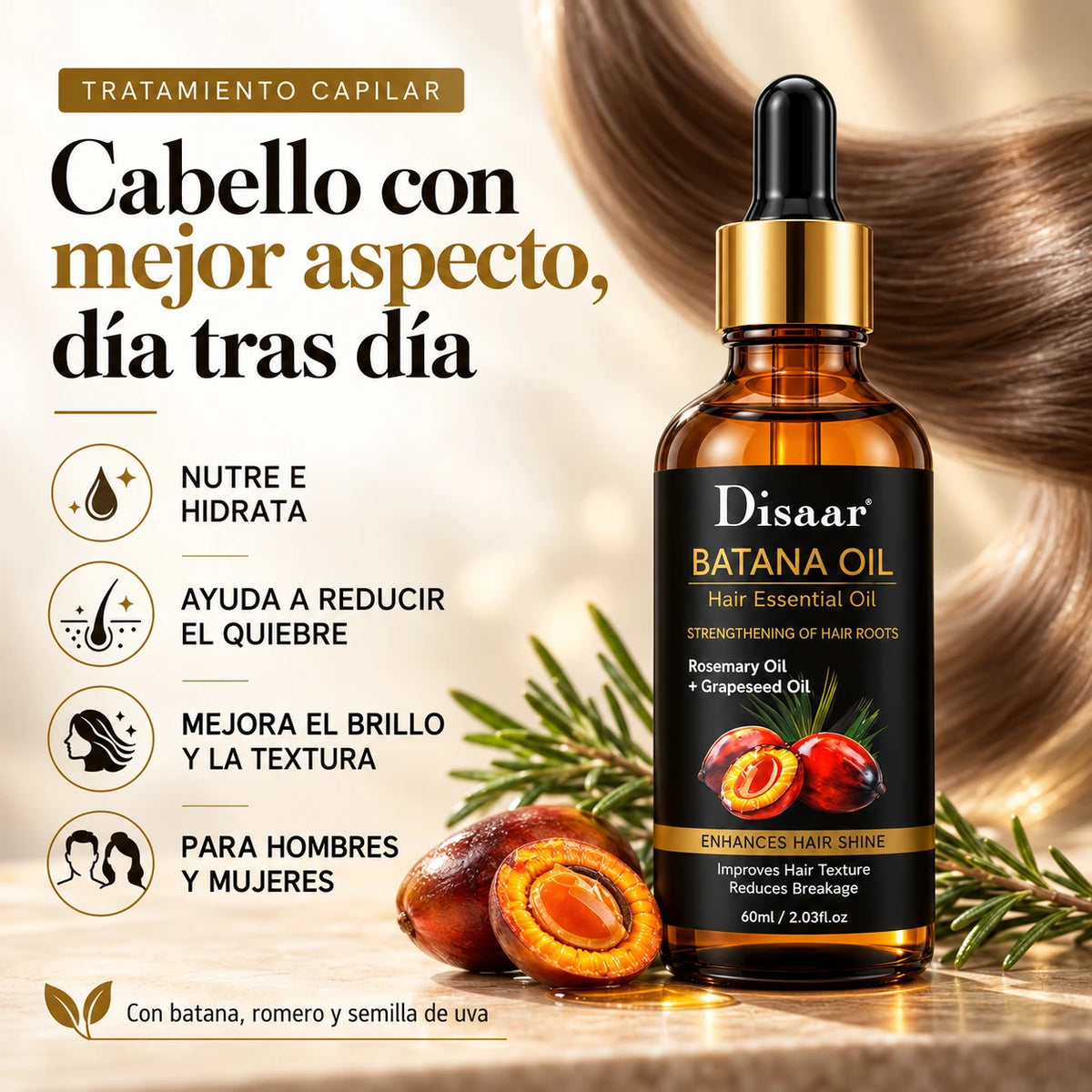 Aceite Capilar Disaar Batana Oil 60ml