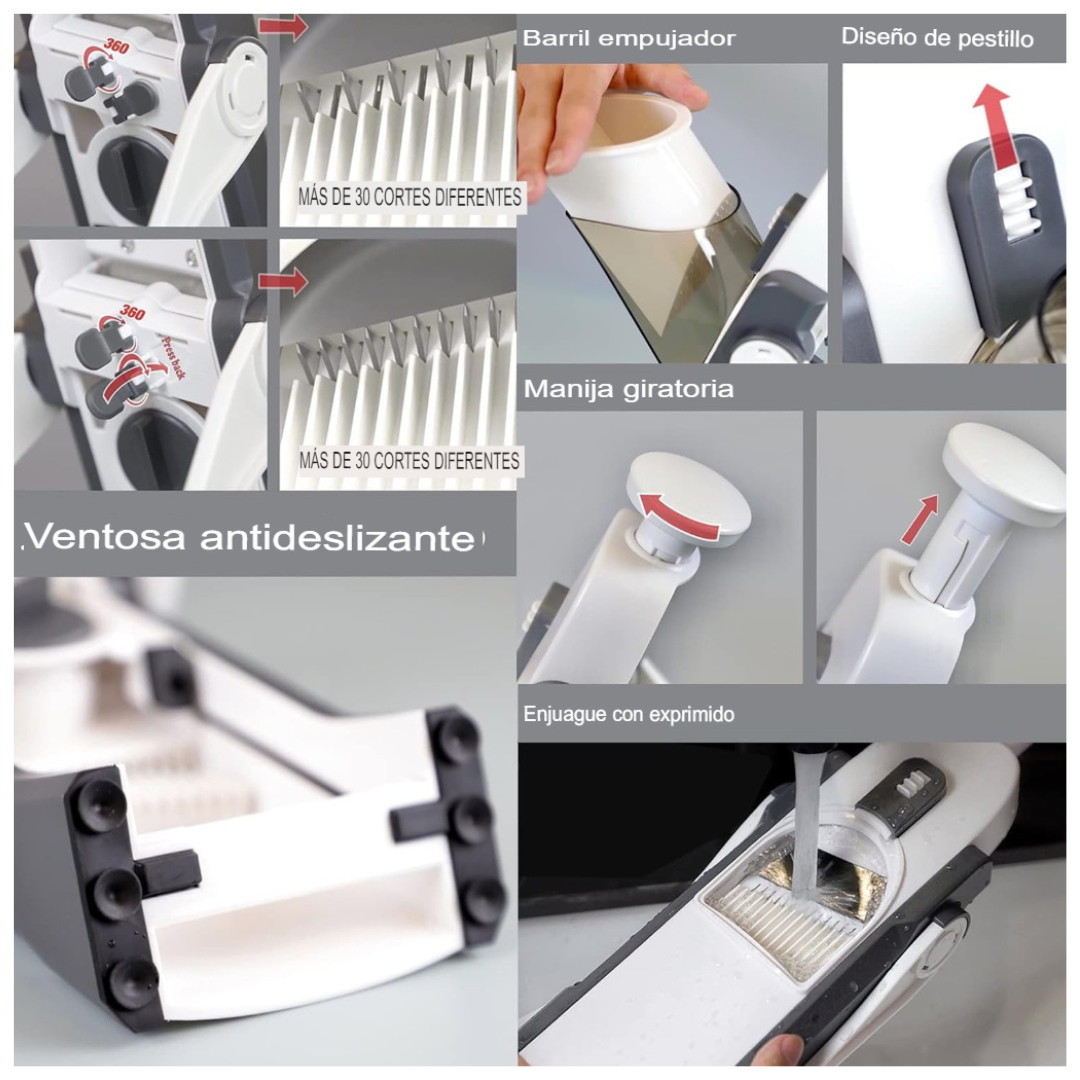 MandoliPro™   -   Cortes rápidos, uniformes y sin esfuerzo