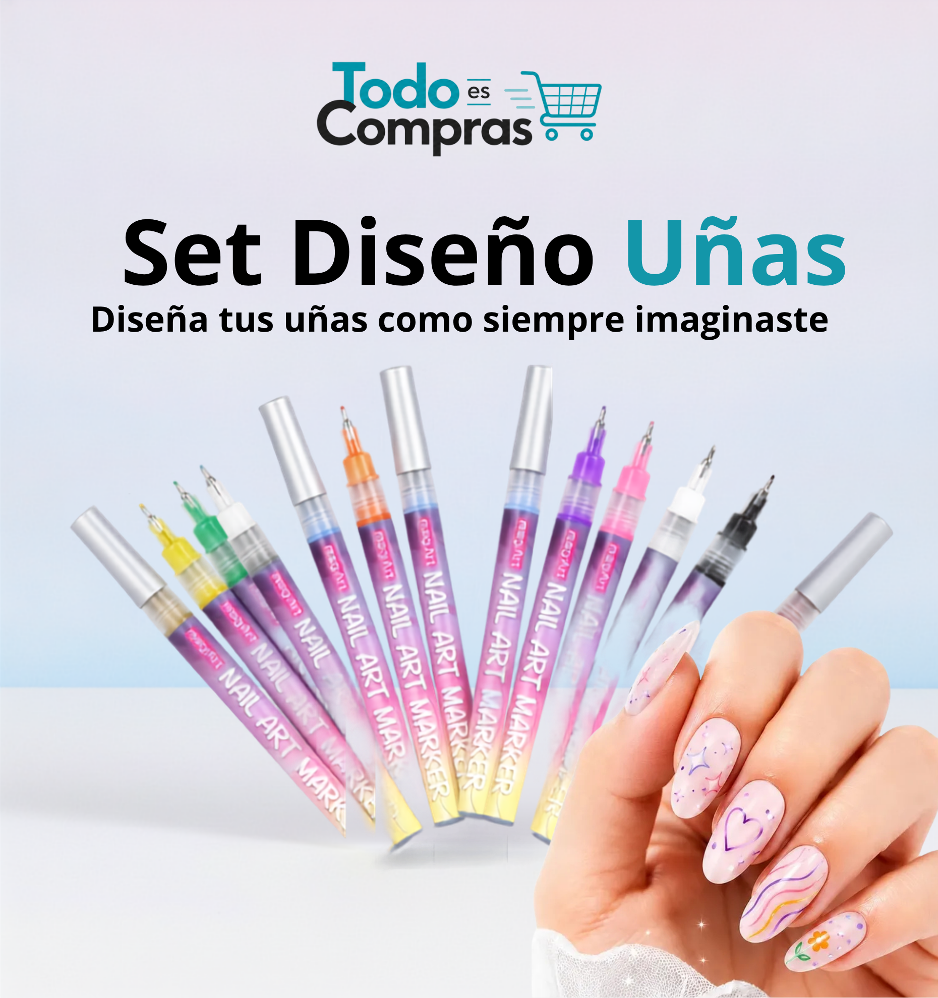 Set Diseño Uñas