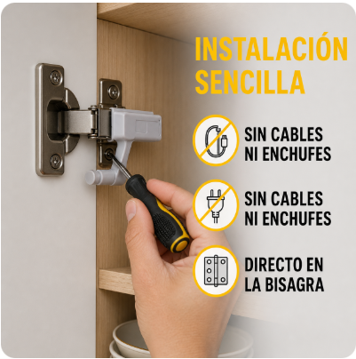 LumiClick™  Iluminación práctica con un clic