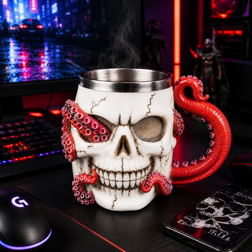 Jarra Calavera Kraken Épica