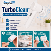 TurboClean™ – Cepillo Eléctrico de Limpieza