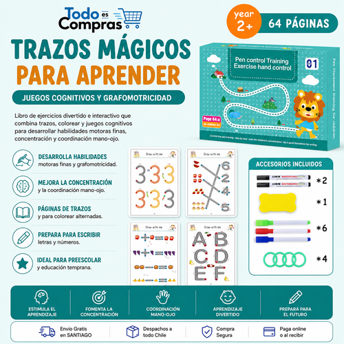 64 Trazos Mágicos para Aprender