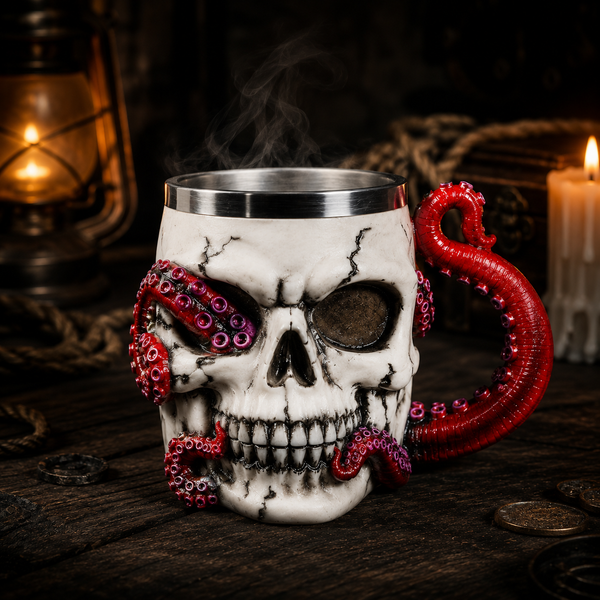 Jarra Calavera Kraken Épica