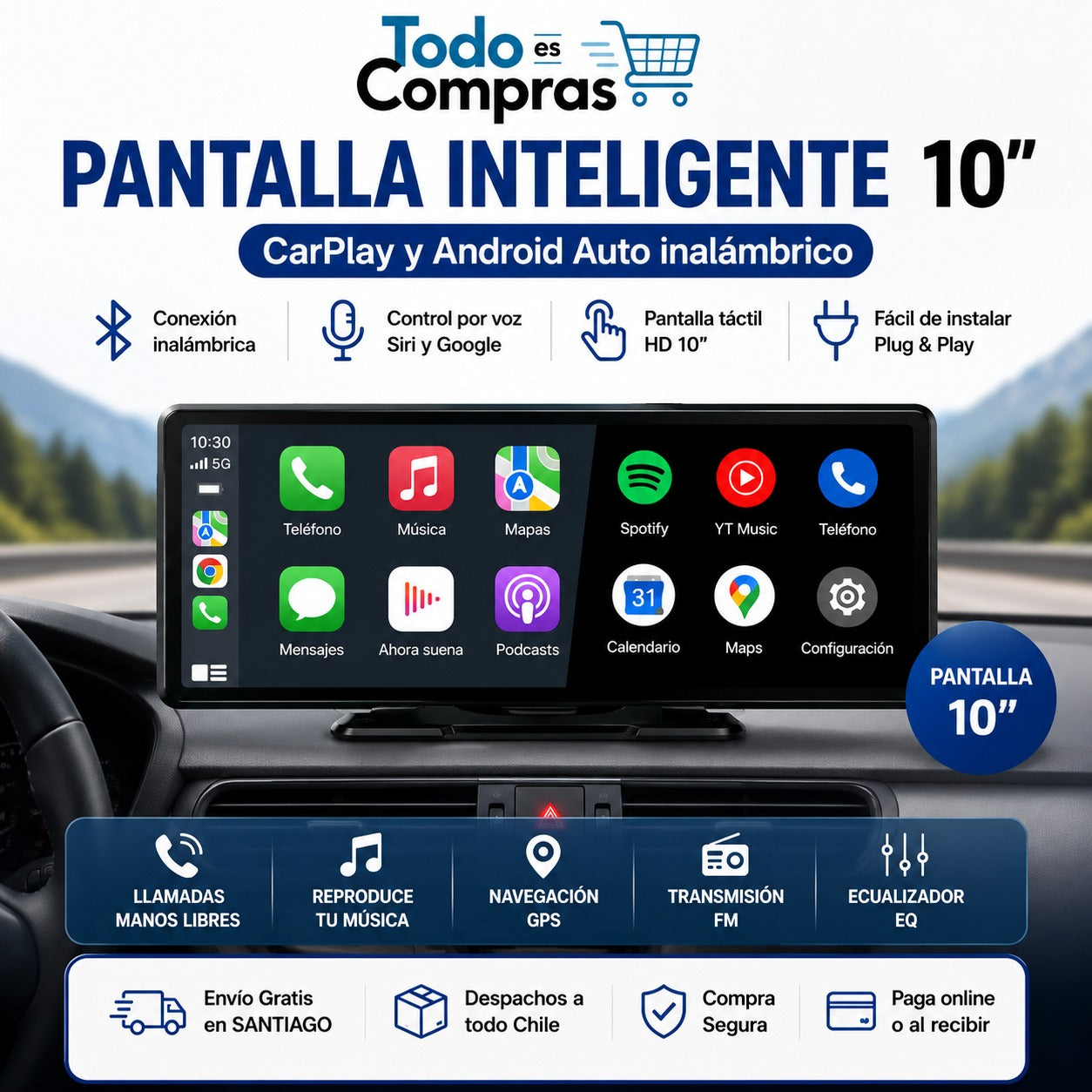 Pantalla Inteligente para Autos