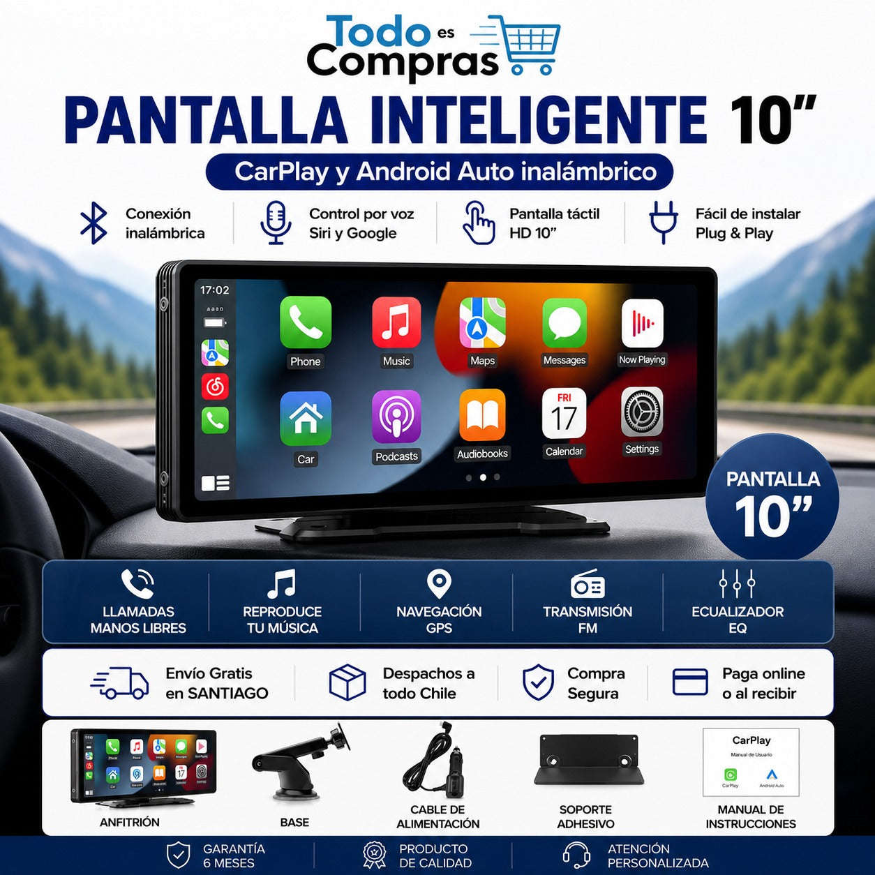 Pantalla Inteligente para Autos