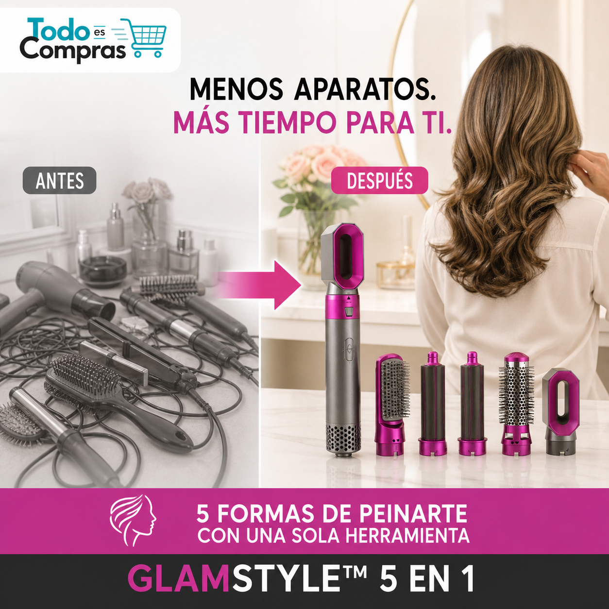 Menos aparatos. Más tiempo para ti.