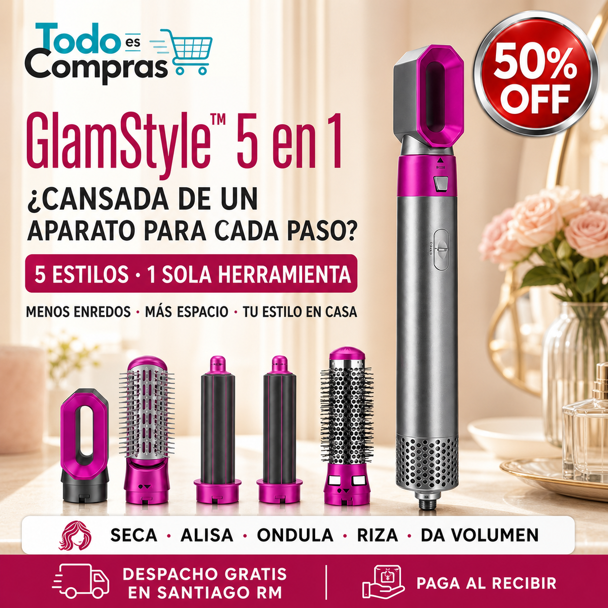 GlamStyle Cepillo