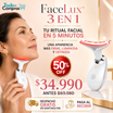 Masajeador 3 en 1 Facial - Facelux