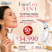 Masajeador 3 en 1 Facial - Facelux