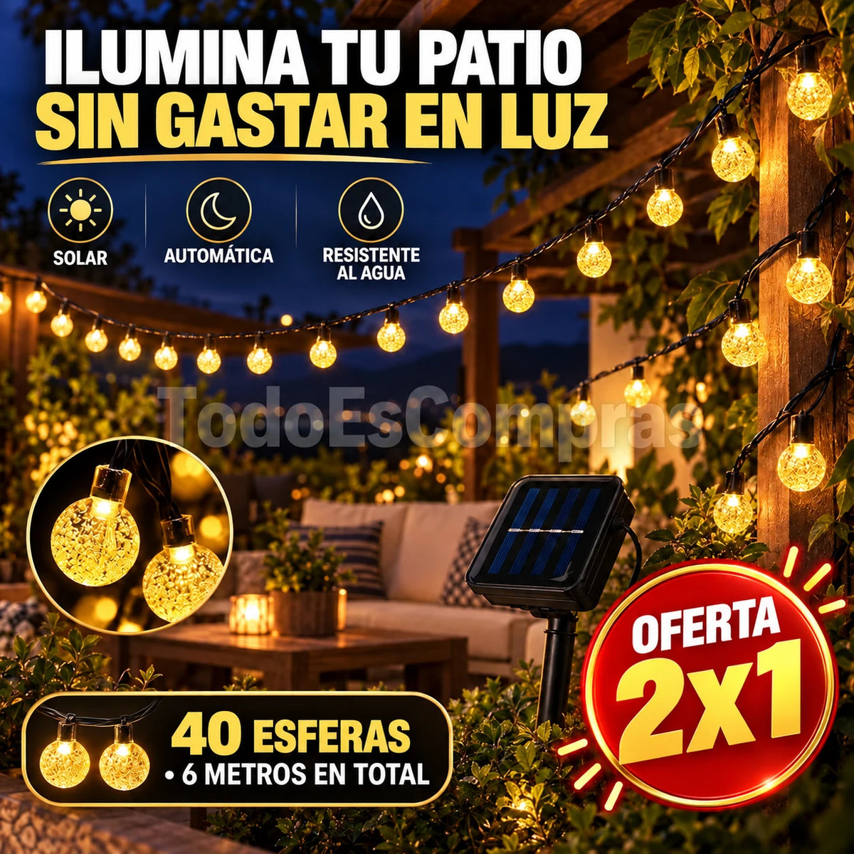 Guirnalda Solar Lumi20™ OFERTA
