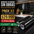 Papel Tapiz Mármol Negro PACK X2