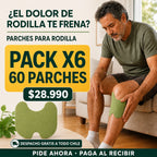 TRIPACK CAJAS PARCHES RODILLAS X3