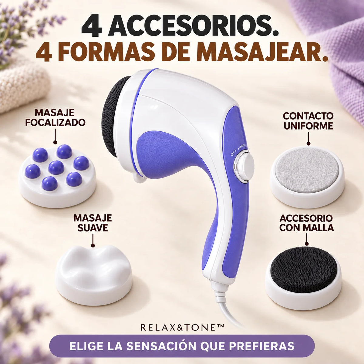 Tonificador Relax&Tone™ + AbdoFlex™ GRATIS