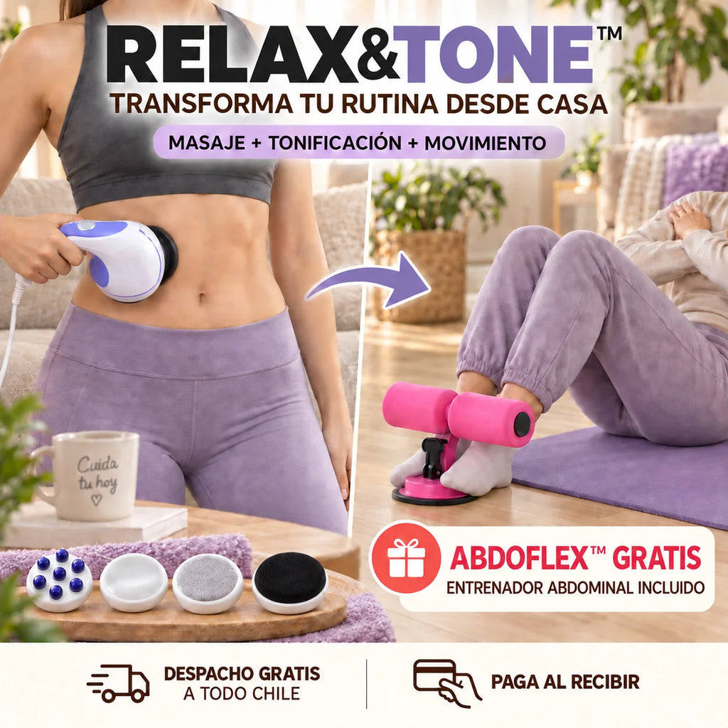 Tonificador Relax&Tone™ + AbdoFlex™ GRATIS