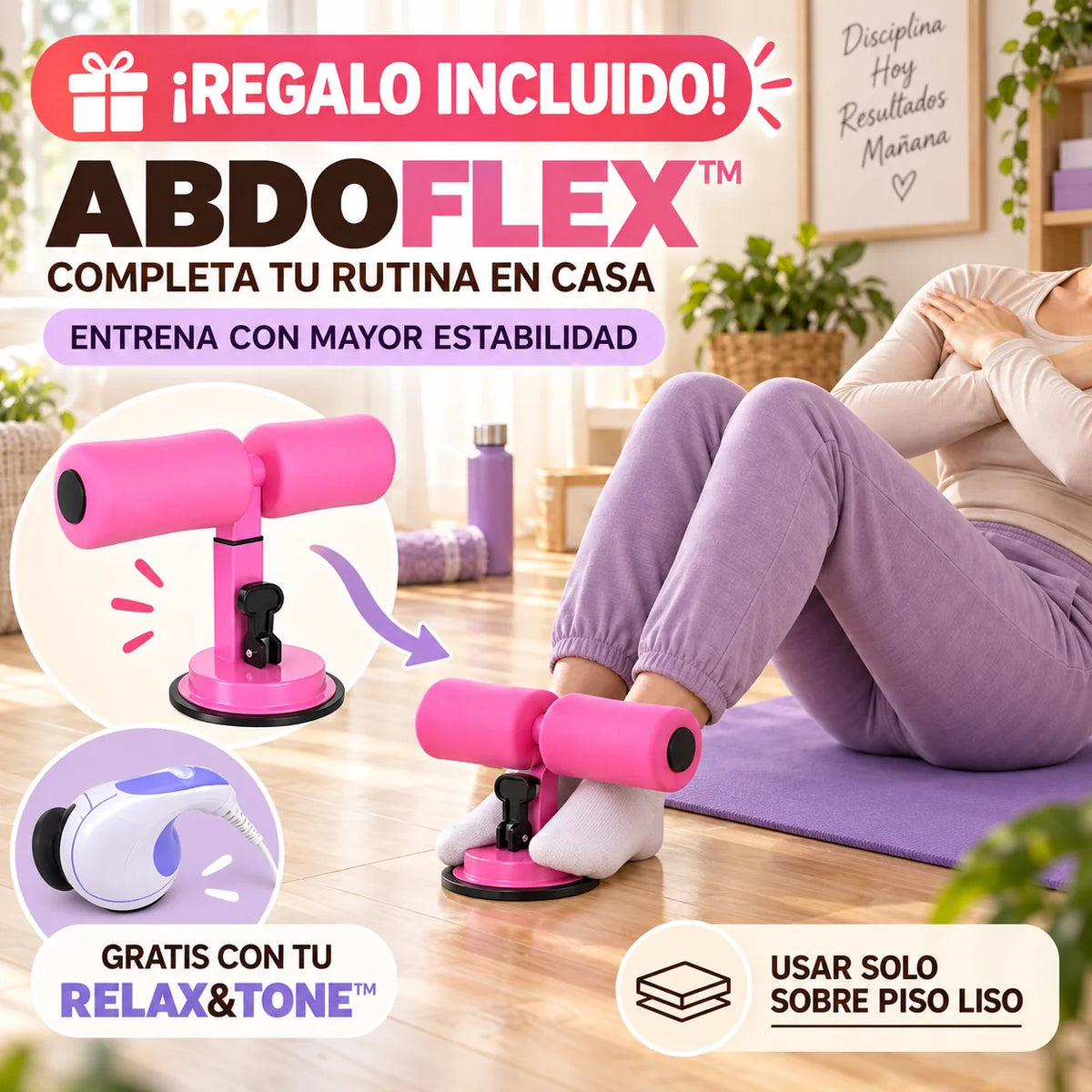Tonificador Relax&Tone™ + AbdoFlex™ GRATIS
